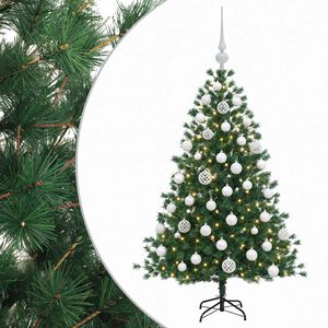 vidaXL Artificial Christmas Tree with Bauble 150 cm 150 LEDs