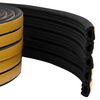vidaXL Self-Adhesive Window Seal Black 10 x 6 mm 12 m EPDM Foam