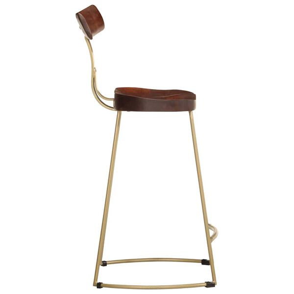 vidaXL Bar Stools 2 pcs 49x43x88 cm Solid Wood Mango