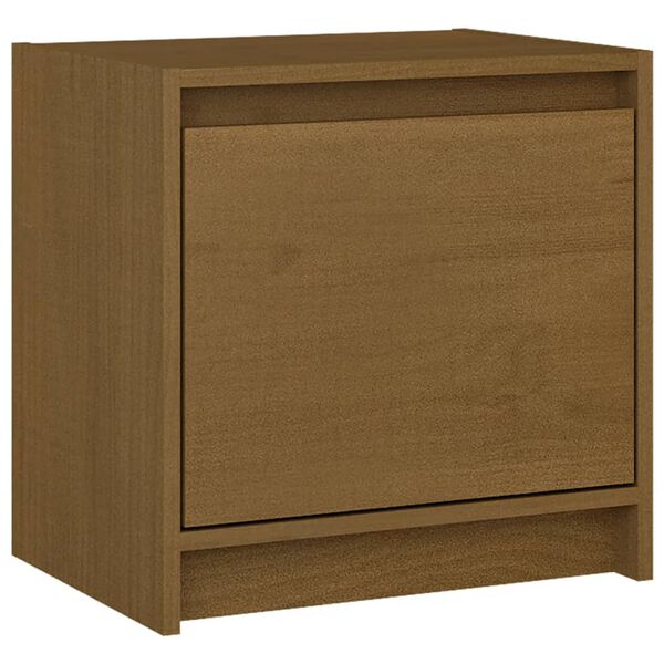 vidaXL Bedside Cabinets 2 pcs Honey Brown 40x30.5x40 cm Solid Pinewood