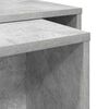 vidaXL Coffee Table Set 2 pcs Concrete Grey Engineered Wood