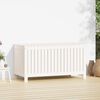 vidaXL Garden Storage Box White 121x55x64 cm Solid Wood Pine