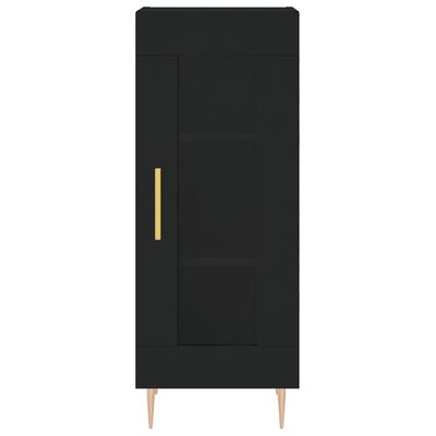 vidaXL Sideboard Black 34.5x34x90 cm Engineered Wood