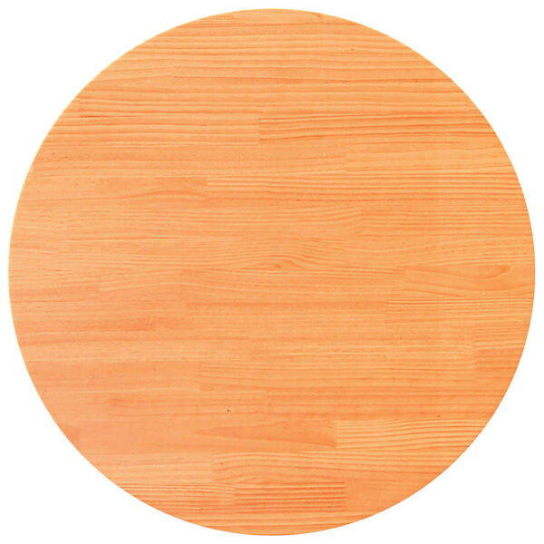 vidaXL Table Top Round Wax Brown &Oslash;90x2.5 cm Solid Wood Pine