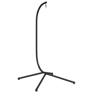 vidaXL Hanging Egg Chair Stand without Basket Anthracite Steel (Only Standing Base)