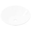 vidaXL Bathroom Porcelain Ceramic Sink Art Basin Bowl White