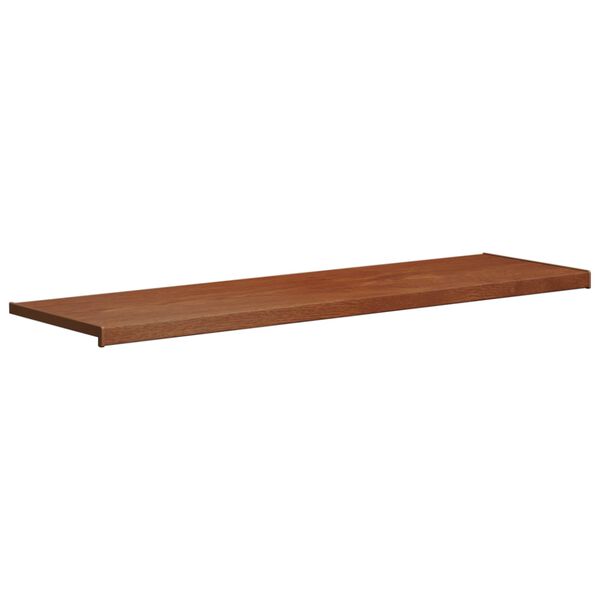 vidaXL Window Sill Brown Wood 140 x 45 x 4.5 cm PVC