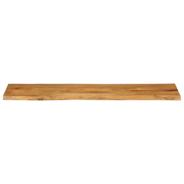 vidaXL Table Top 160x40x2.5 cm Live Edge Solid Wood Mango