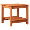 vidaXL Coffee Table Wax brown 50 x 50 x 45 cm Solid pine wood