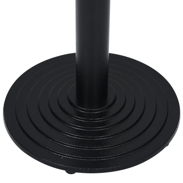 vidaXL Bistro Table Leg Black Ø43x72 cm Cast Iron