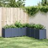 vidaXL Garden Planter Blue Grey 160x160x53 cm PP