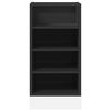 vidaXL Bottom Cabinet Riga Black 40x44.5x81.5 cm Engineered Wood