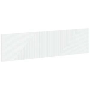 vidaXL Wall-Mounted Headboard HAARLEM White Engineered Wood