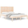vidaXL Bed Frame without Mattress 120x190 cm Solid Wood Pine