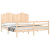 vidaXL Bed Frame without Mattress Super King Size Solid Wood