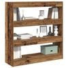 vidaXL Book Cabinet Old wood 100 x 30 x 103 cm Engineered Wood