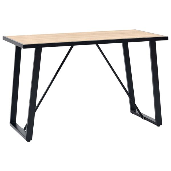vidaXL Dining Table Oak 120x60x75 cm MDF