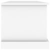 vidaXL Storage Box White 70x40x38 cm Engineered Wood
