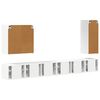 vidaXL Wall-mounted 6 pcs White