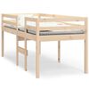 vidaXL High Sleeper Bed without Mattress 90x200 cm Solid Wood Pine