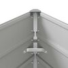 vidaXL Planter Light Grey 290 x 100 x 45 cm Galvanised Steel