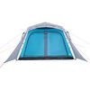 vidaXL Family Tent with Porch 9-Person Blue Quick Release