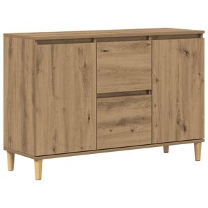 vidaXL Sideboard Artisan Oak 102x35x70 cm Engineered Wood