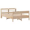 vidaXL Bed Frame without Mattress 140x190 cm Solid Wood Pine
