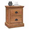 vidaXL Bedside Table Natural 40 x 30 x 50 cm Solid Teak Wood