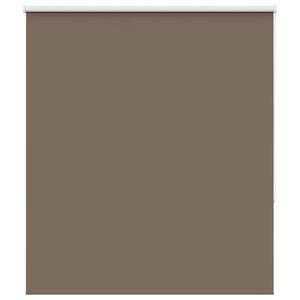 vidaXL Roller Blind Blackout Coffee 120x150 cm Fabric Width 116.6 cm Polyester