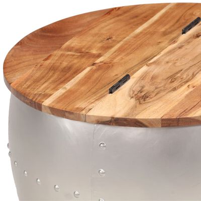 vidaXL Coffee Table 53x43 cm Solid Acacia Wood