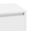 vidaXL Bedside Cabinet White 39 x 34.5 x 50 cm Engineered wood
