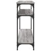 vidaXL Console Table Grey Sonoma 100x29x75 cm Engineered Wood