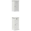 vidaXL Bathroom Furniture Set with Drawer VIGO 2 pcs Brown and White