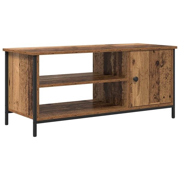 vidaXL TV Cabinet Old Wood 100 x 40 x 45 cm Engineered Wood