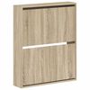 vidaXL Wall-Mounted Shoe Cabinet ARNHEM 71 x 17 x 86 cm Sonoma Oak