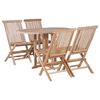 vidaXL Furniture Set 5 pcs Brown
