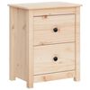 vidaXL Bedside Cabinets 2 pcs 50x35x61.5 cm Solid Wood Pine