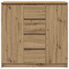 vidaXL Sideboard with Drawers Artisan Oak 100.5x35x98.5 cm Engineered Wood