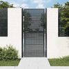 vidaXL Garden Gate Anthracite 100x200 cm Steel