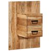 vidaXL Bedside Cabinet 60x32x80 cm Solid Wood Acacia