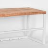 LABEL51 Coat Rack Swing 80x30x30 cm Wood/White
