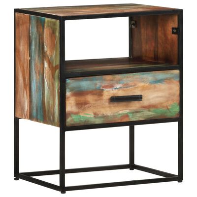 vidaXL Bed Cabinet 40x30x50 cm Solid Reclaimed Wood