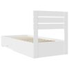 vidaXL Bed Frame with Drawer with Headboard Manual Engineered Wood