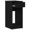 vidaXL Computer Tower Stand with Drawer Black 35x45x77 cm