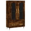 vidaXL Highboard Smoked Oak 69.5x31x115 cm Engineered Wood
