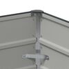 vidaXL Planter Anthracite 100 x 50 x 45 cm Galvanised Steel
