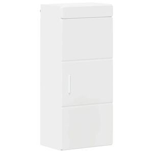 vidaXL Bathroom Wall Cabinet with Shelf TULUM White 37 x 24.5 x 86 cm