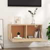 vidaXL Wall Cabinet Sonoma Oak 80x36.5x35 cm Engineered Wood