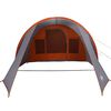 vidaXL Tunnel Tent with Roof Grey and Orange 778 x 356 x 210 cm